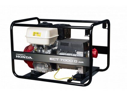 Elektrocentrála rámová profesionální Honda ECT 7000G AVR