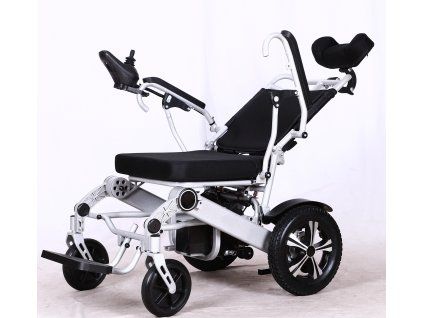 Skládací elektrický invalidní vozík s polohovatelným opěradlem SELVO i4500E