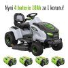 Traktor zahradní AKU EGO TR4201E  prodloužená záruka + sestavení traktůrku + doprava zdarma